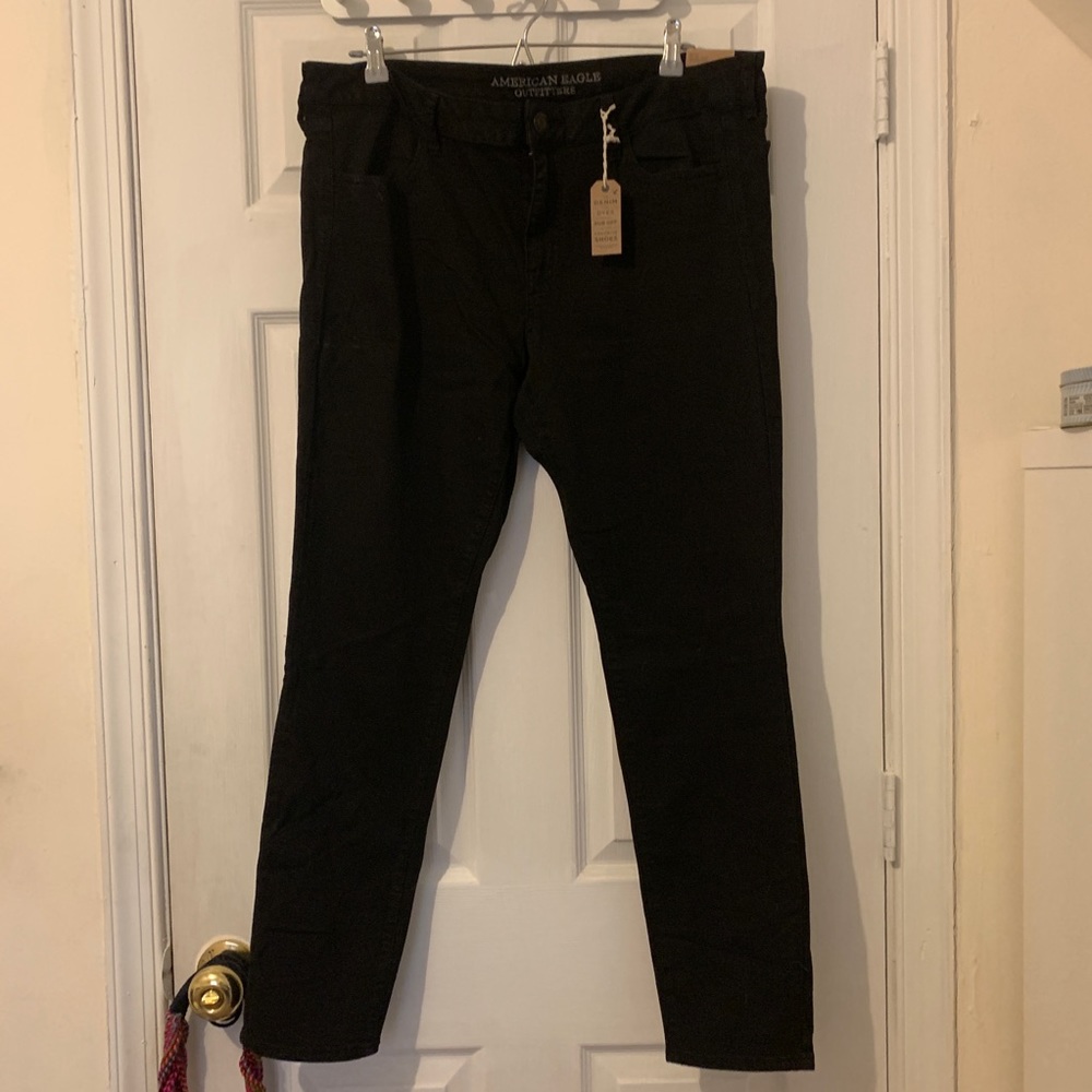 Black American eagle jeggings